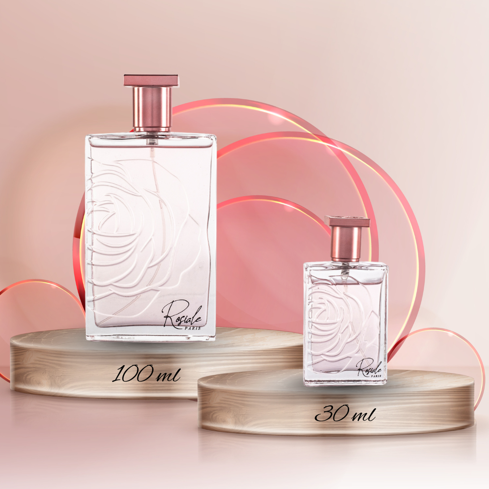 100 ml + 30 ml de Eau de Perfume "ROSIALE" Fresco - Fragrância Floral para Mulheres