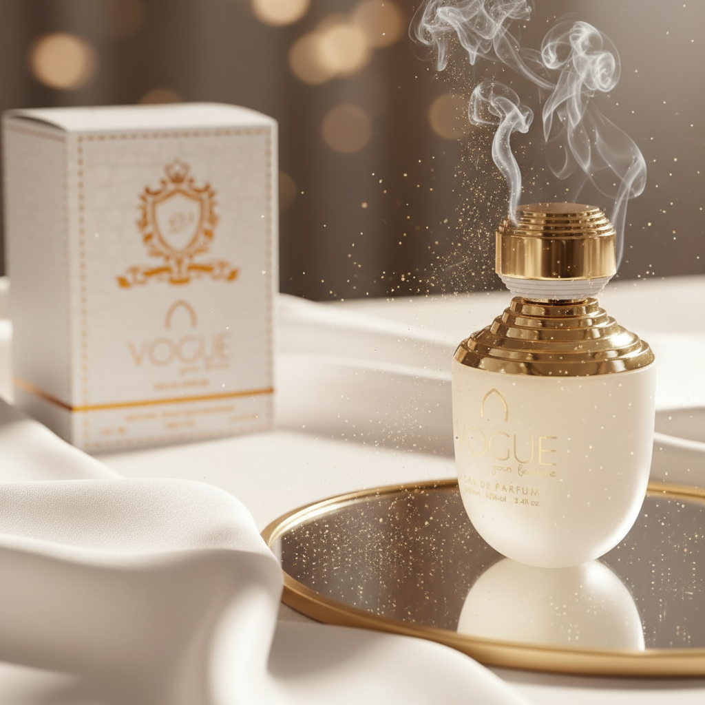 100 ml Eau de Parfum VOGUE, Fragrância Floral Frutada Almiscarada para Mulher