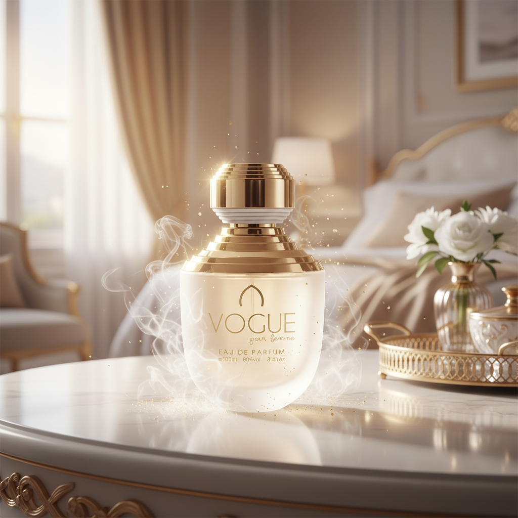 100 ml Eau de Parfum VOGUE, Fragrância Floral Frutada Almiscarada para Mulher