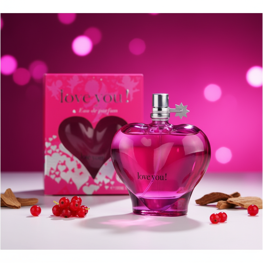 100 ml Eau de Perfume "Love You Pink" Fragrância Frutal - Cítrica para Mulheres 4 