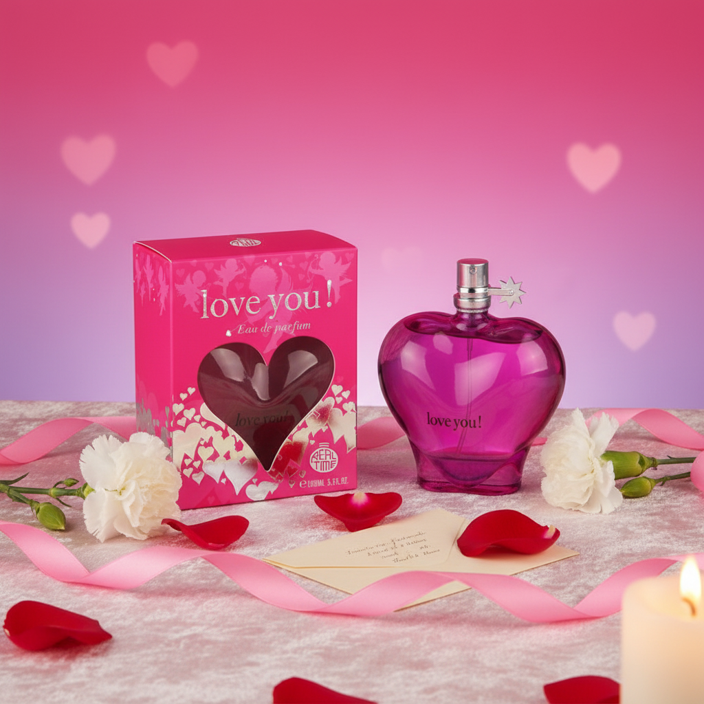 100 ml Eau de Perfume "Love You Pink" Fragrância Frutal - Cítrica para Mulheres
