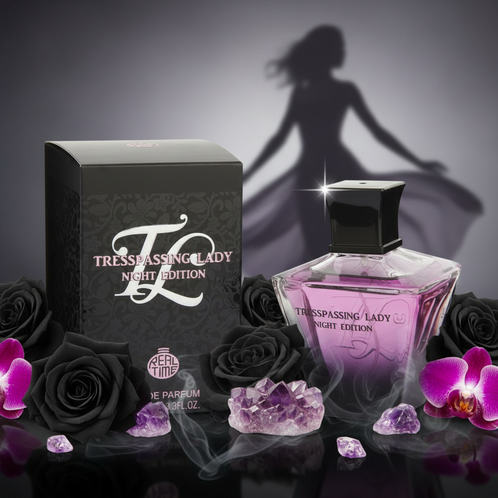 100 ml Eau de Perfume "Trespassing Lady Night Edition" Fragrância Floral- Picante para Mulheres 4 