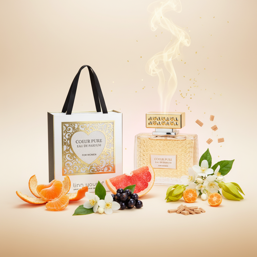 100 ml Eau de Parfume COEUR PURE Fragrância Floral Para Mulher