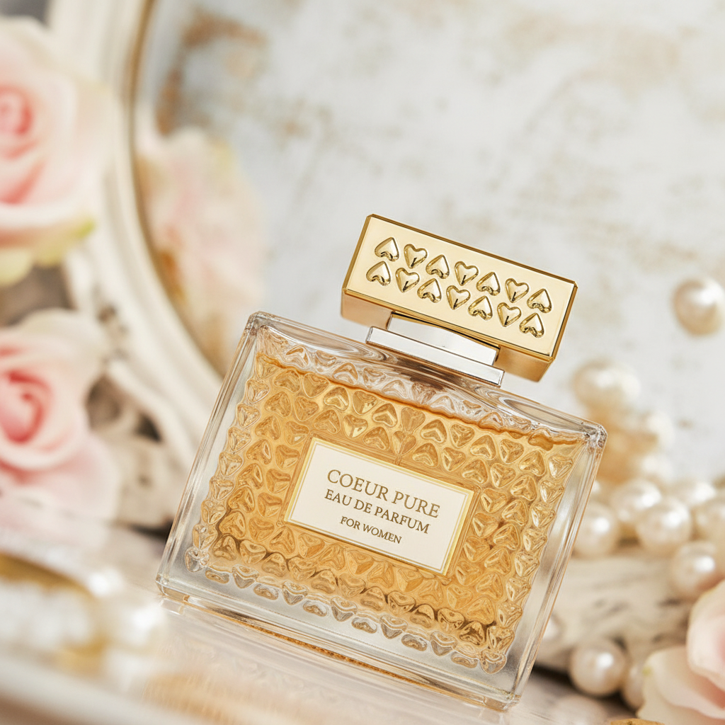 100 ml Eau de Parfume COEUR PURE Fragrância Floral Para Mulher