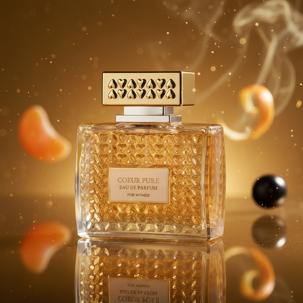 100 ml Eau de Parfume COEUR PURE Fragrância Floral Para Mulher