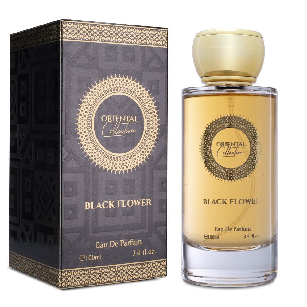 100 ml EDP BLACK FLOWER fragrância sensual, doce e excitante, unissexo