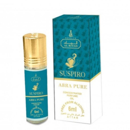 6 ml de óleo de perfume SUSPIRO ABRA PURE, fragrância frutada unissexo