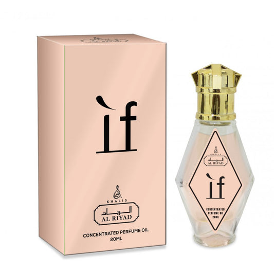 20 ml de óleo de perfume IF, fragrância floral - amadeirada para mulher