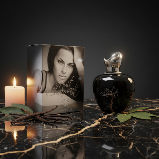 100 ml de eau de perfume Nuit Charmante fragrância doce e floral para mulher