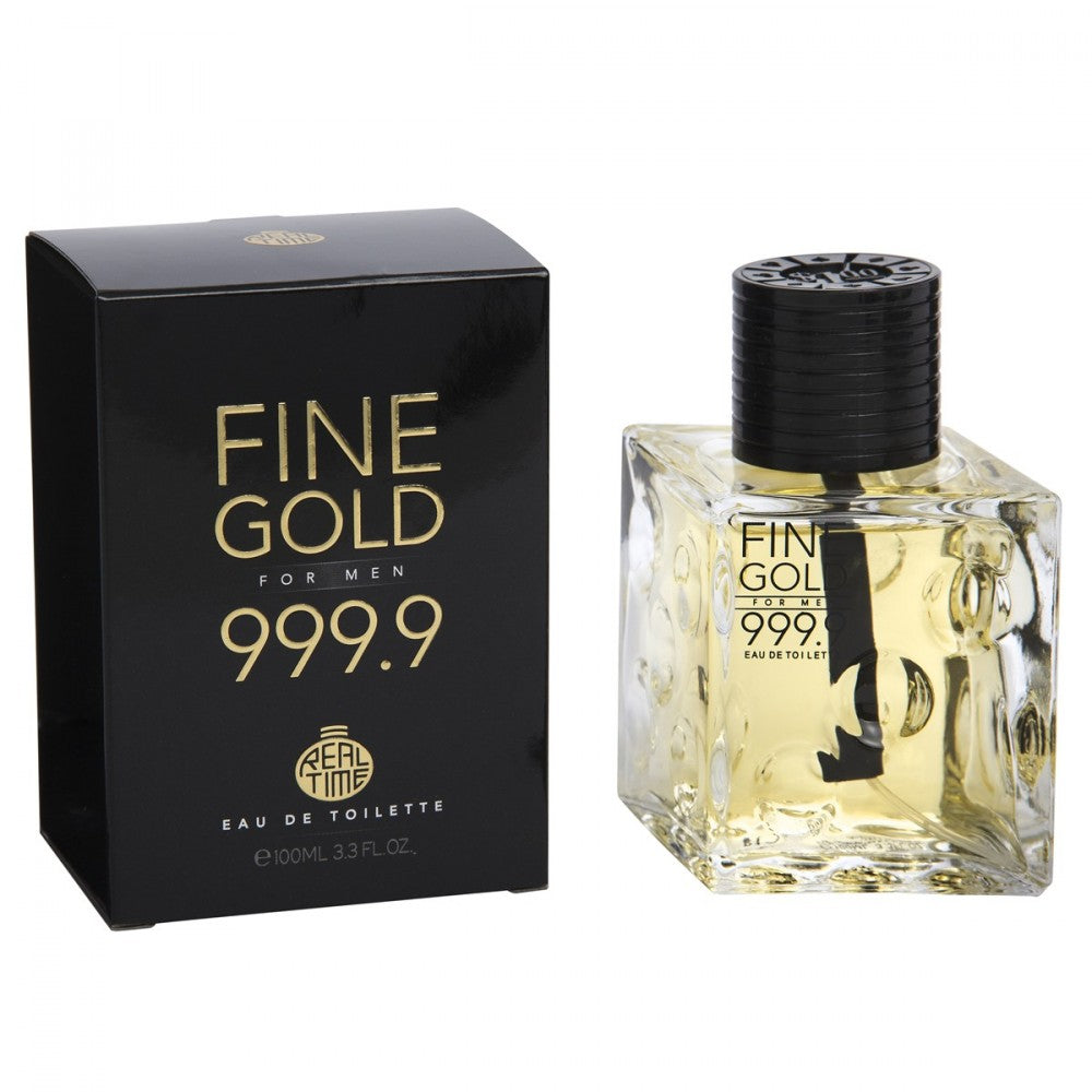 100ml Eau de Toilette “Fine Gold” Fragrância Amadeirada para Homem