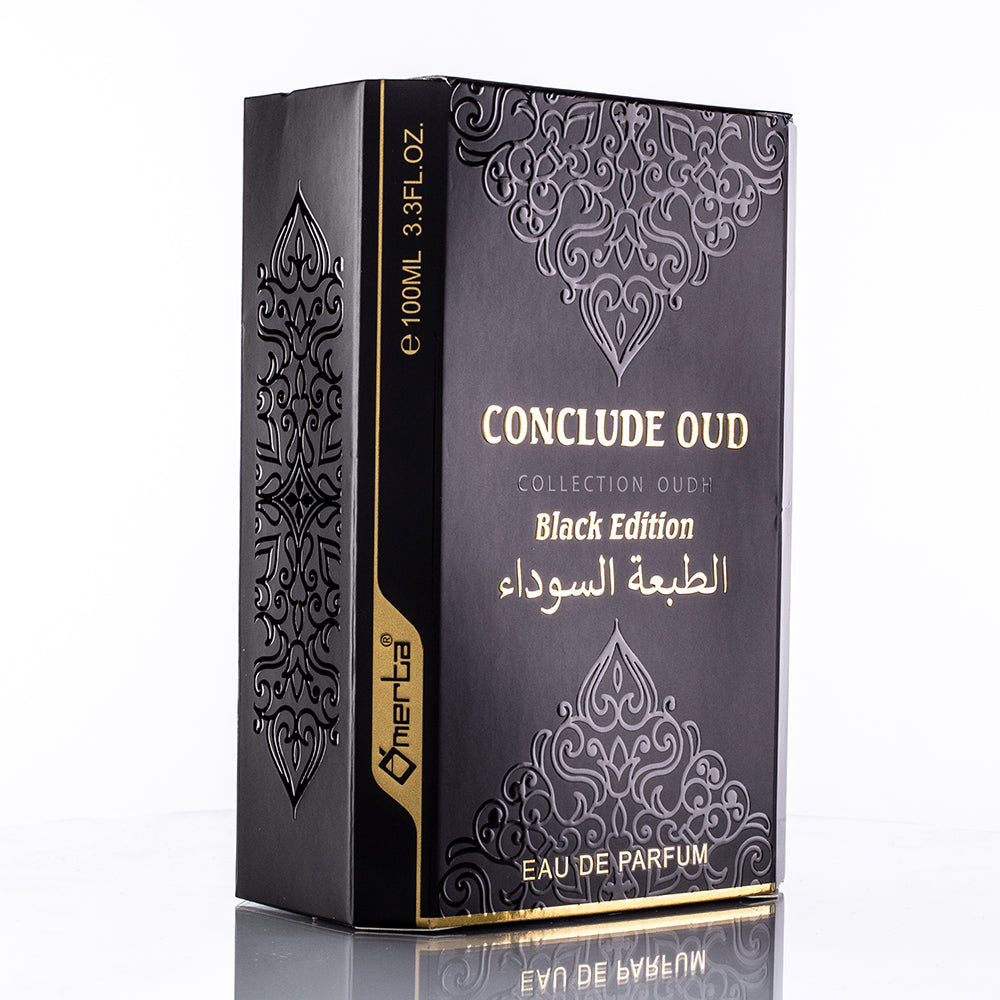 Omerta EDP 100ml "Conclude Oud Black Edition" - Família: Chipre