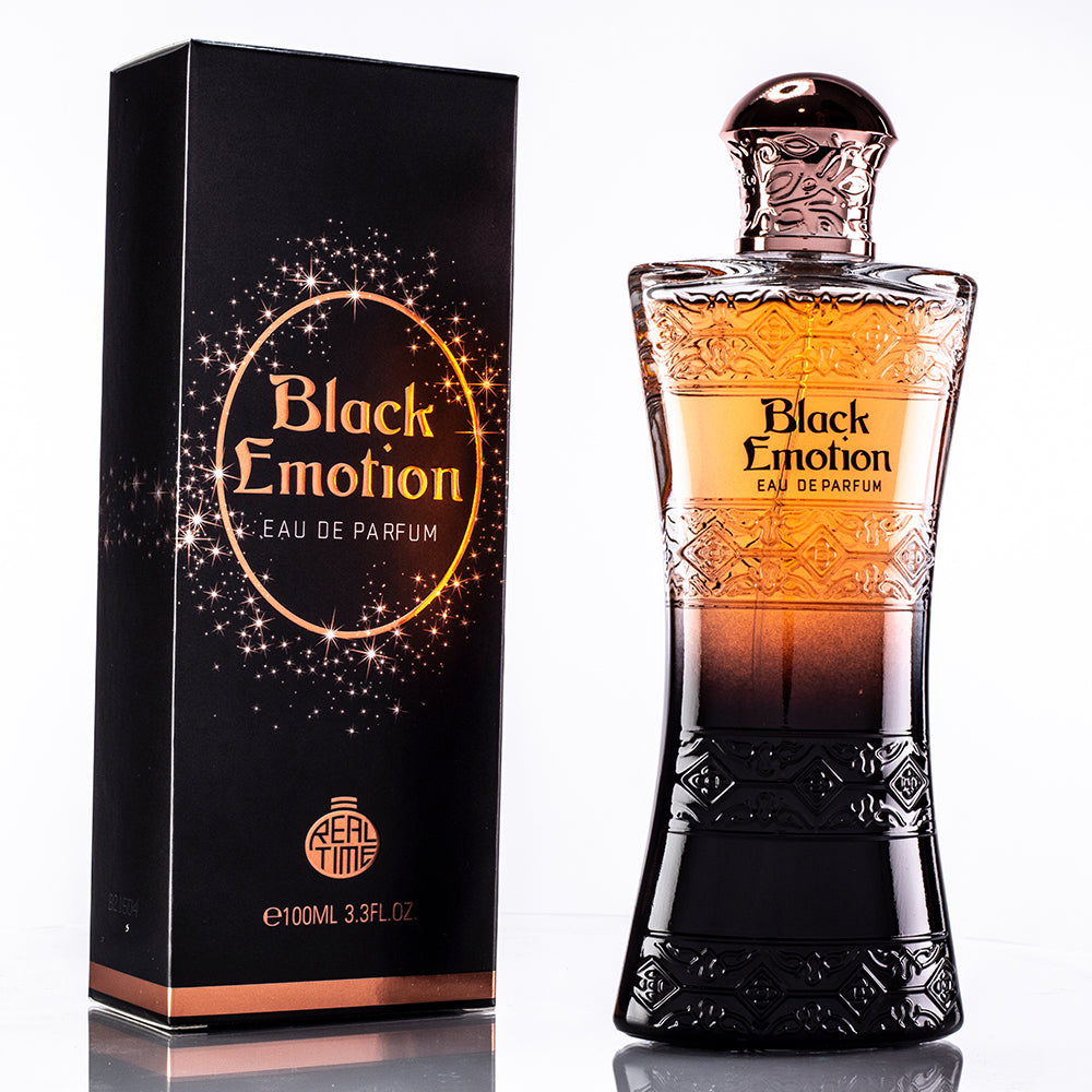 RealTime EDP 100ml "Black Emotion" - Família: Oriental - Baunilha