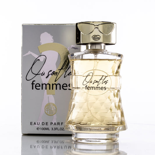 RealTime EDP 100ml "Où Sont Les Femmes" - Família: Floral - Amadeirado - Almíscar