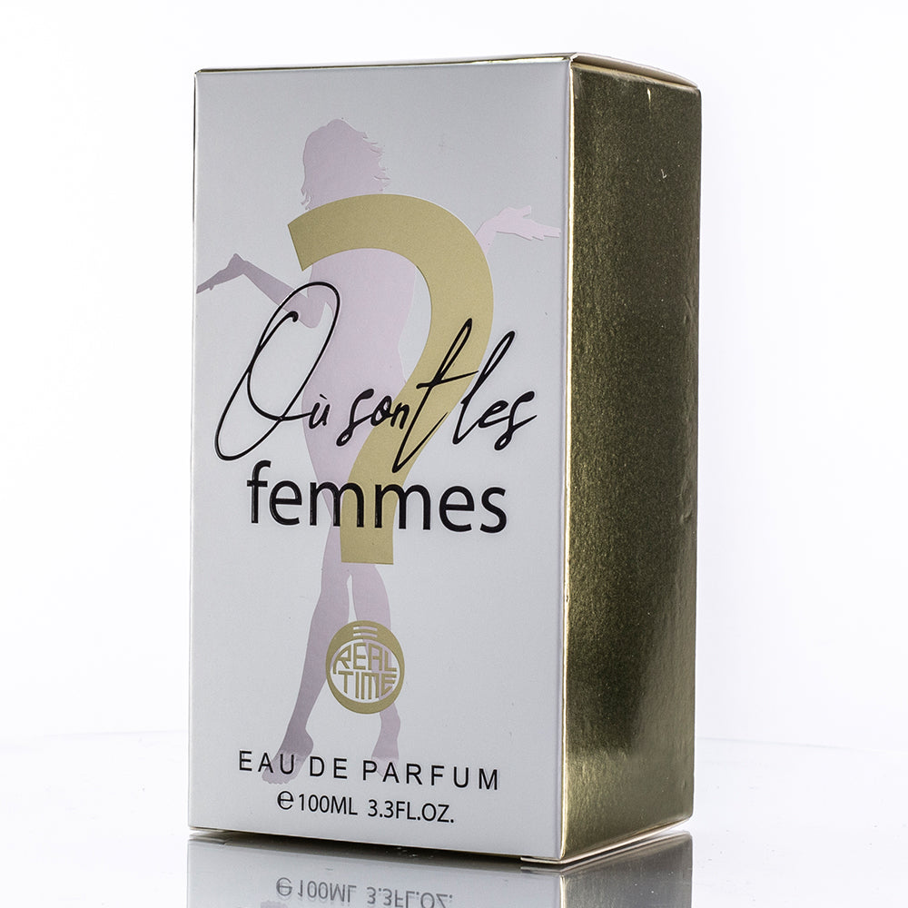 RealTime EDP 100ml "Où Sont Les Femmes" - Família: Floral - Amadeirado - Almíscar 5 