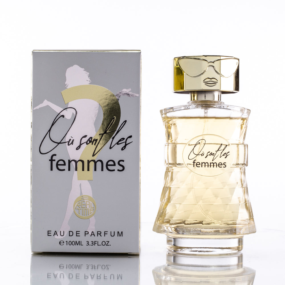 RealTime EDP 100ml "Où Sont Les Femmes" - Família: Floral - Amadeirado - Almíscar