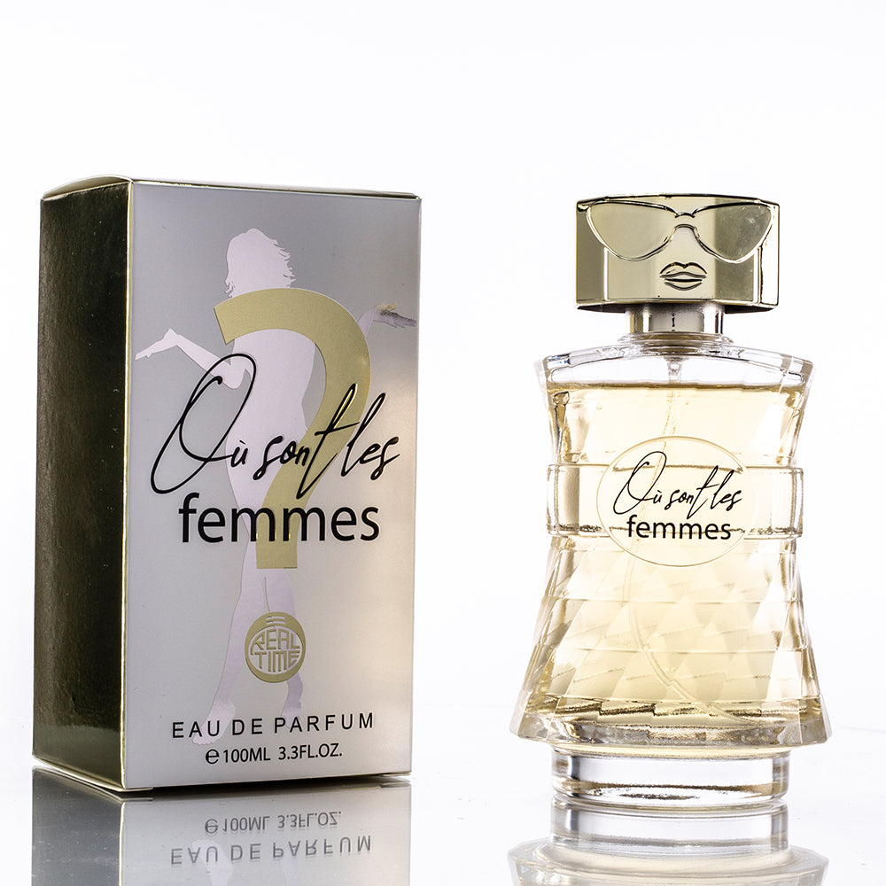 RealTime EDP 100ml "Où Sont Les Femmes" - Família: Floral - Amadeirado - Almíscar