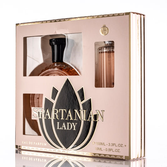 RealTime EDP 100ml + 15ml "Spartanian Lady" - Família: Oriental - Amadeirado