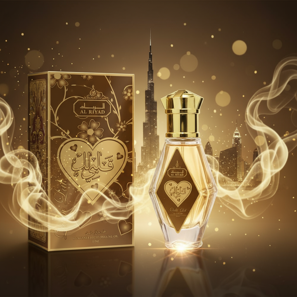 Óleo perfumado 20 ml «Qalbi Lak» - fragrância oriental para homem