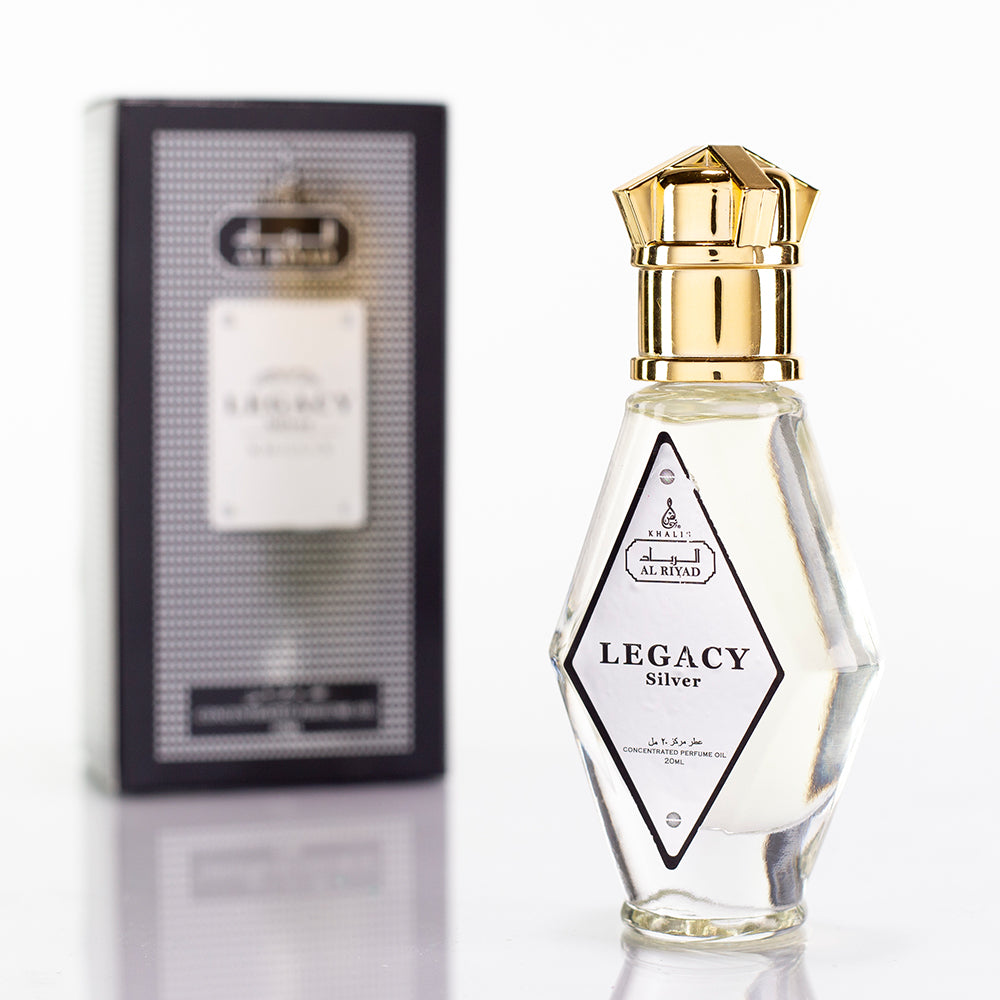 Óleo perfumado 20 ml «Legacy Silver» - fragrância amadeirada unissex 1 
