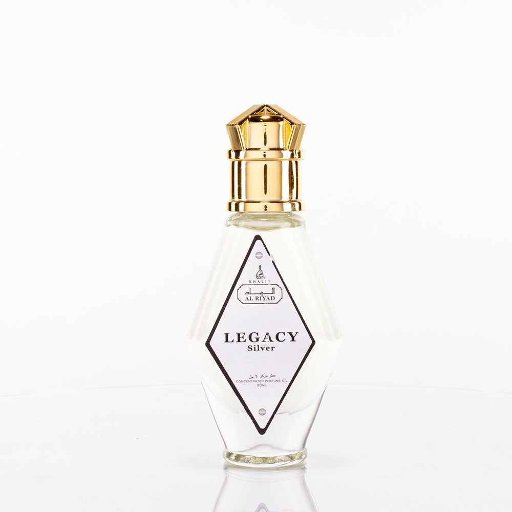 Óleo perfumado 20 ml «Legacy Silver» - fragrância amadeirada unissex