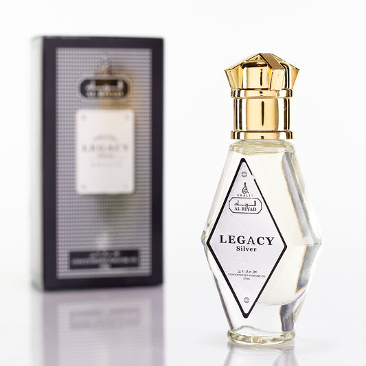 Óleo perfumado 20 ml «Legacy Silver» - fragrância amadeirada unissex
