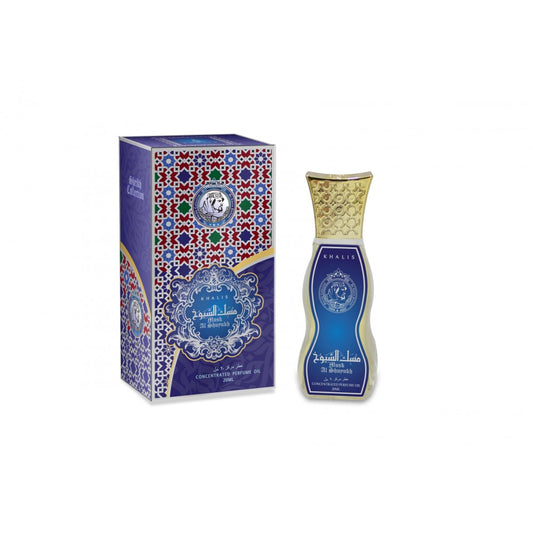 Óleo perfumado 20 ml «Musk Al Shuyukh» – fragrância amadeirada oriental para homem