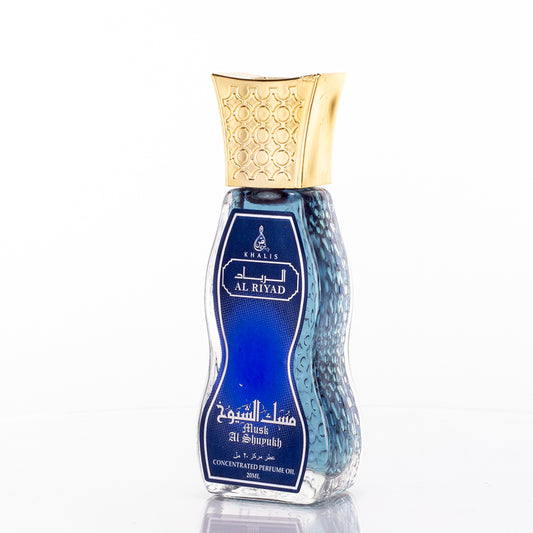 Óleo perfumado 20 ml «Musk Al Shuyukh» – fragrância amadeirada oriental para homem