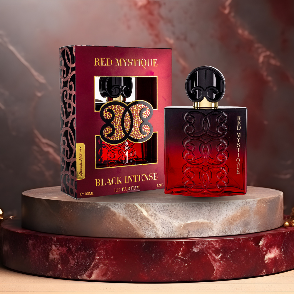EDP 100 ml «Black Intense Red Mystique» - fragrância floral-frutada 1 