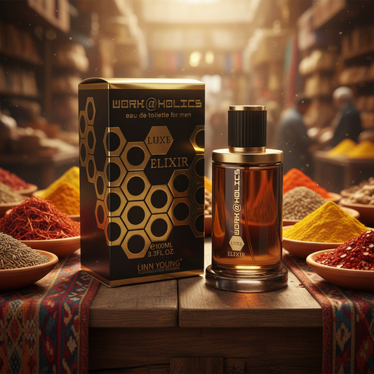 Linn Young EDT 100 ml "Workaholics Luxe Elixir" – fragrância oriental-picante