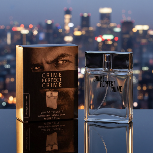 Georges Mezotti EDT 100 ml "Crime Perfect Crime" – fragrância amadeirada-floral almiscarada