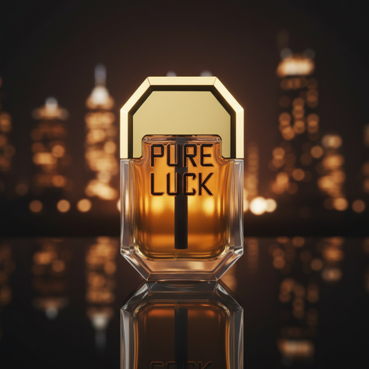 Linn Young EDT 100 ml "Pure Luck" – fragrância amadeirada e picante