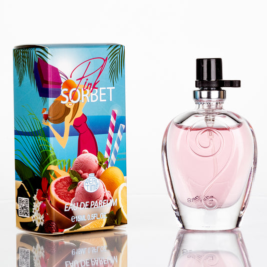 15 ml EDP «PINK SORBET» - frutado - fragrância aromática