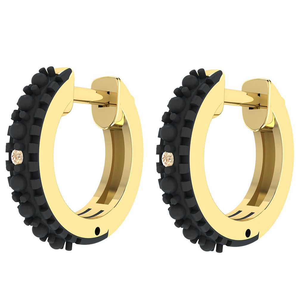 Brincos de prata banhados a ouro