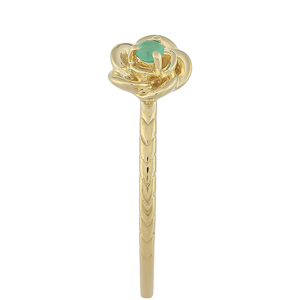 Anel de Ouro com Esmeralda do Brasil  Contraste: Cruz missionária 3 