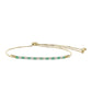 Pulseira de Ouro com Esmeralda do Brasil e Topázio Branco  Contraste: Cruz missionária