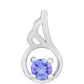 Pendente de Prata com Tanzanite AAA