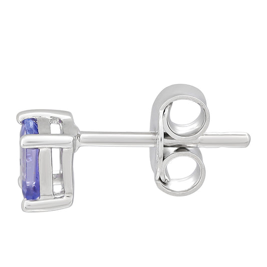 Brincos de Prata com Tanzanite AAA