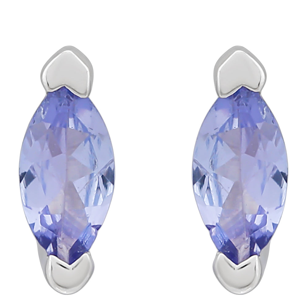 Conjunto de Prata com Tanzanite AAA ( Brincos ) 2 