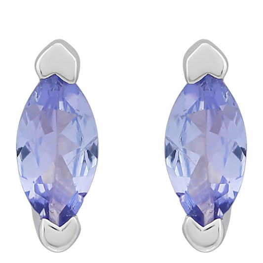 Conjunto de Prata com Tanzanite AAA ( Brincos )