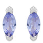Conjunto de Prata com Tanzanite AAA ( Brincos )
