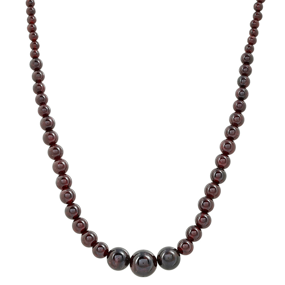 Colar de Prata com Granada 1 