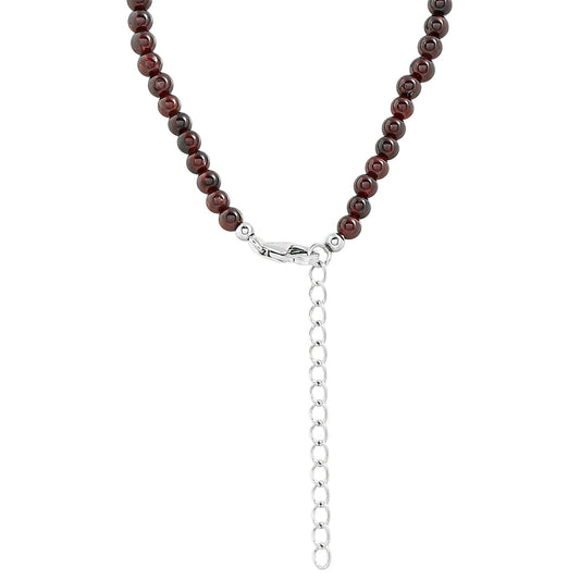 Colar de Prata com Granada