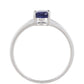 Anel de Prata com Safira da Tailândia
