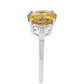 Anel de Prata com Tanzanite e Quartzo Champanhe