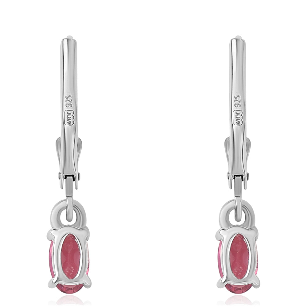 Brincos de Prata com Rubelita das Minas do Cruzeiro 3 