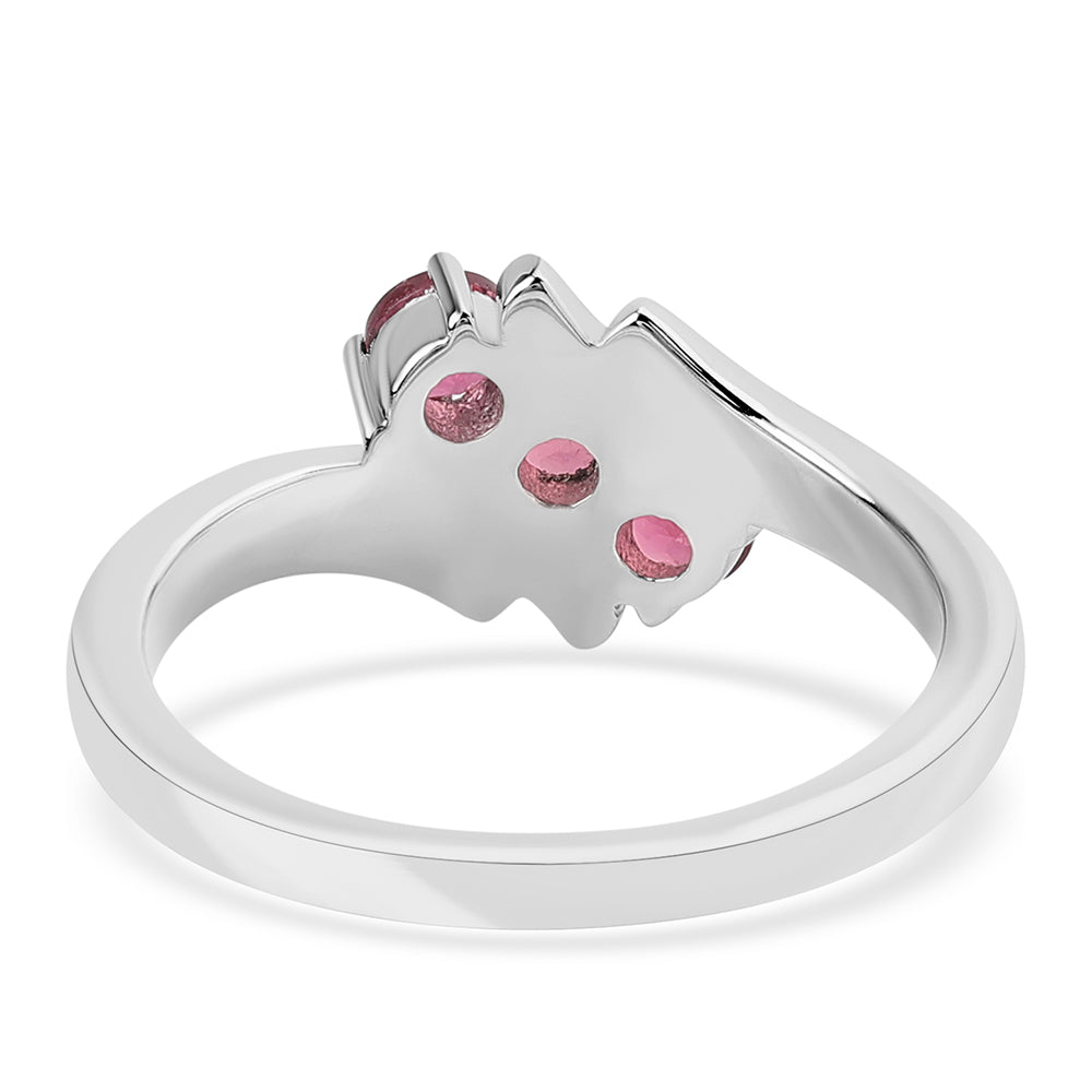 Anel de Prata com Rubelita das Minas do Cruzeiro 3 