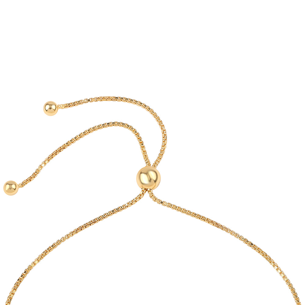 Pulseira de Prata com Banho de Ouro com Iolite 3 