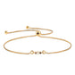 Pulseira de Prata com Banho de Ouro com Diamante Vermelho e Diamante Branco