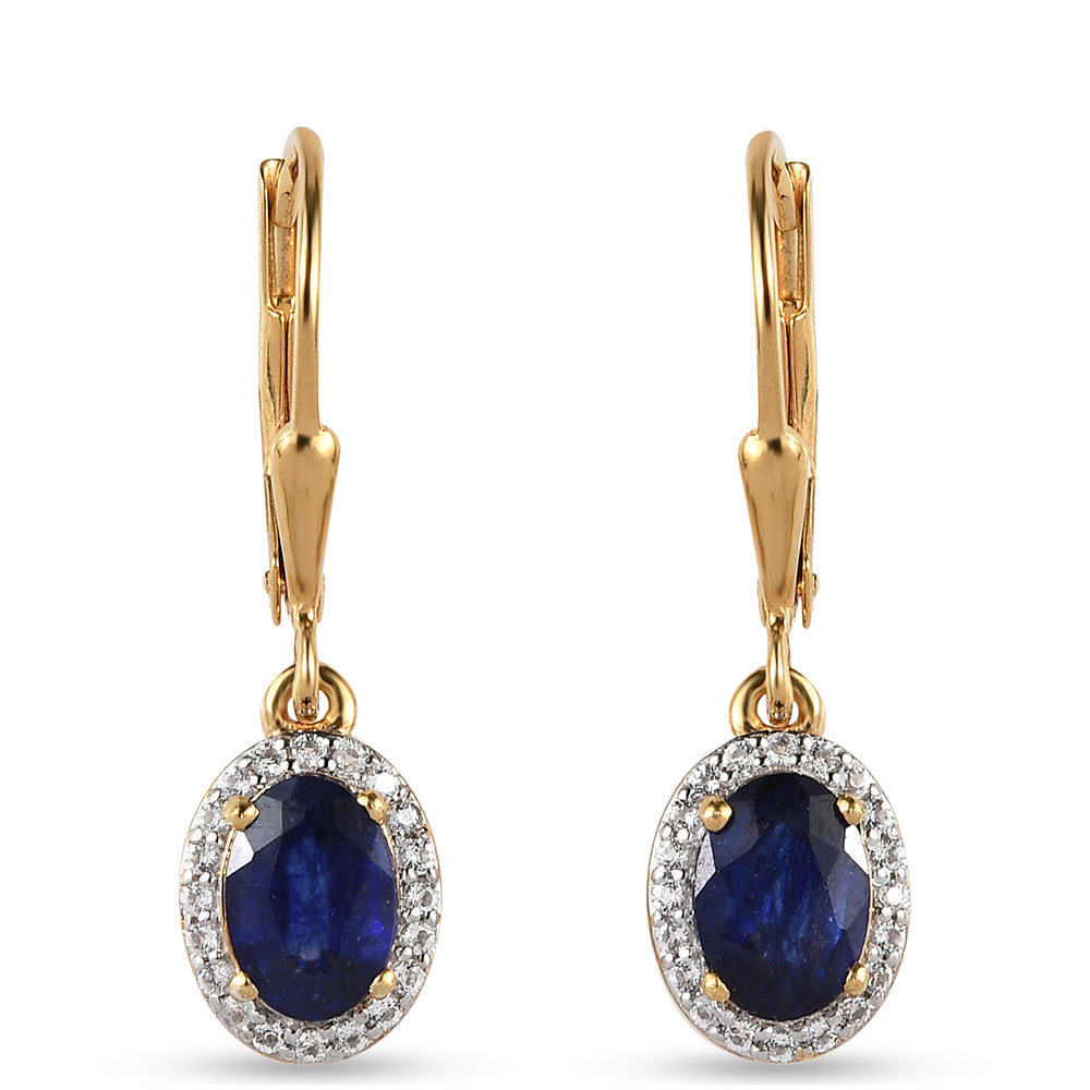 Conjunto de Prata com Banho de Ouro com Rubi da Tailândia e Esmeralda do Brasil ( Brincos )  Contraste: Cabeca de Veado (800) 6 