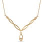 Colar de Prata com Banho de Ouro com Diamante Azul e Diamante Branco  Contraste: Cabeca de Veado (800)